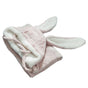 Hooded Blanket Wearable Polyester Plush Rabbit Ear Hooded Blanket Throw Soft Warm Blanket for Home Pink Large V1294-YM0512-3117220259411