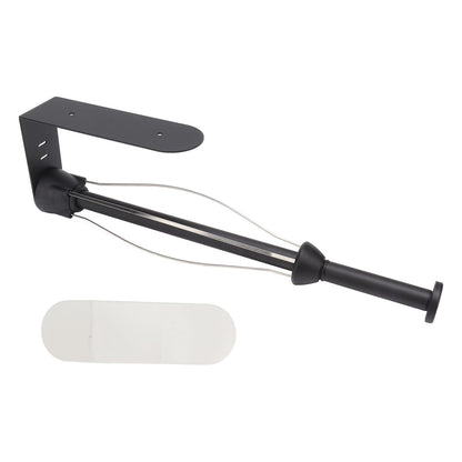 Single Hand Operable Paper Towel Holder Stainless Steel Wall Mount Paper Towel Rack for Kitchen Bathroom V1294-YM0512-3117220260011