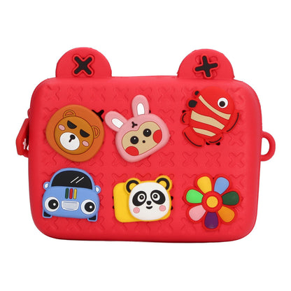 Cartoon Camera Shoulder Bags Children's Camera Protector Bag for Kids Birthday Gift Red V1294-YM0512-3117220261911