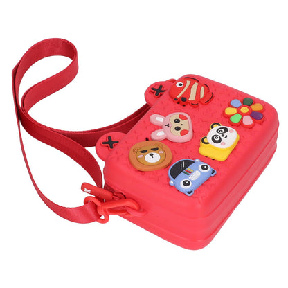 Cartoon Camera Shoulder Bags Children's Camera Protector Bag for Kids Birthday Gift Red V1294-YM0512-3117220261911