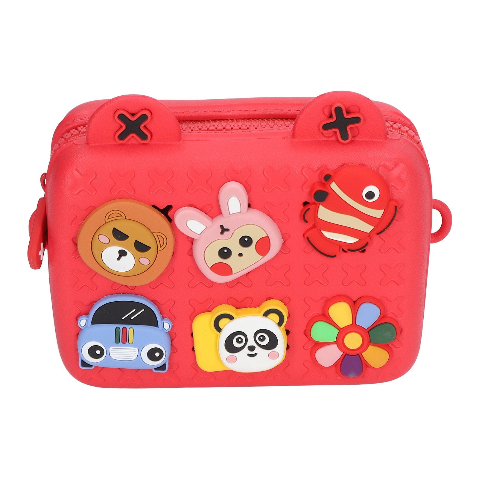 Cartoon Camera Shoulder Bags Children's Camera Protector Bag for Kids Birthday Gift Red V1294-YM0512-3117220261911