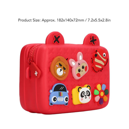 Cartoon Camera Shoulder Bags Children's Camera Protector Bag for Kids Birthday Gift Red V1294-YM0512-3117220261911
