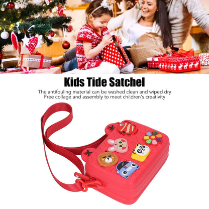 Cartoon Camera Shoulder Bags Children's Camera Protector Bag for Kids Birthday Gift Red V1294-YM0512-3117220261911