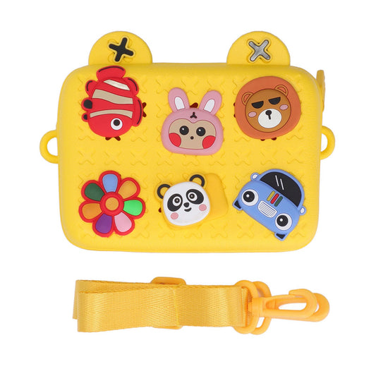 Cartoon Camera Shoulder Bags Children's Camera Protector Bag for Kids Birthday Gift Yellow V1294-YM0512-3117220261912