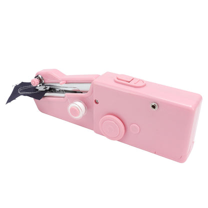 Handheld Sewing Machine Smoothing Stitching Portable Electric Sewing Tool for Home Travel Pink V1294-YM0512-3117220262512