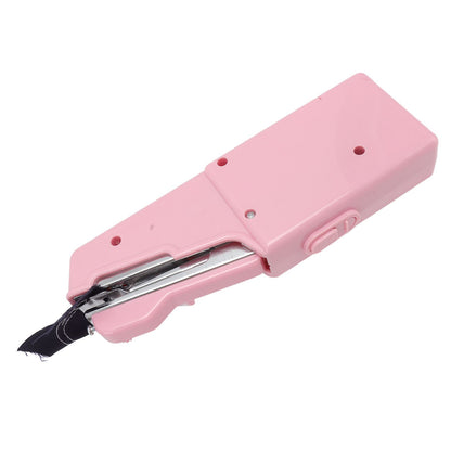 Handheld Sewing Machine Smoothing Stitching Portable Electric Sewing Tool for Home Travel Pink V1294-YM0512-3117220262512
