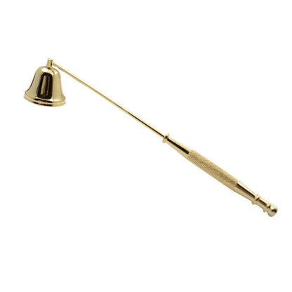 Candle Snuffer Bell Shaped Iron Electroplating Candle Extinguisher for Home Candle Tool Gold V1294-YM0512-3117220262811