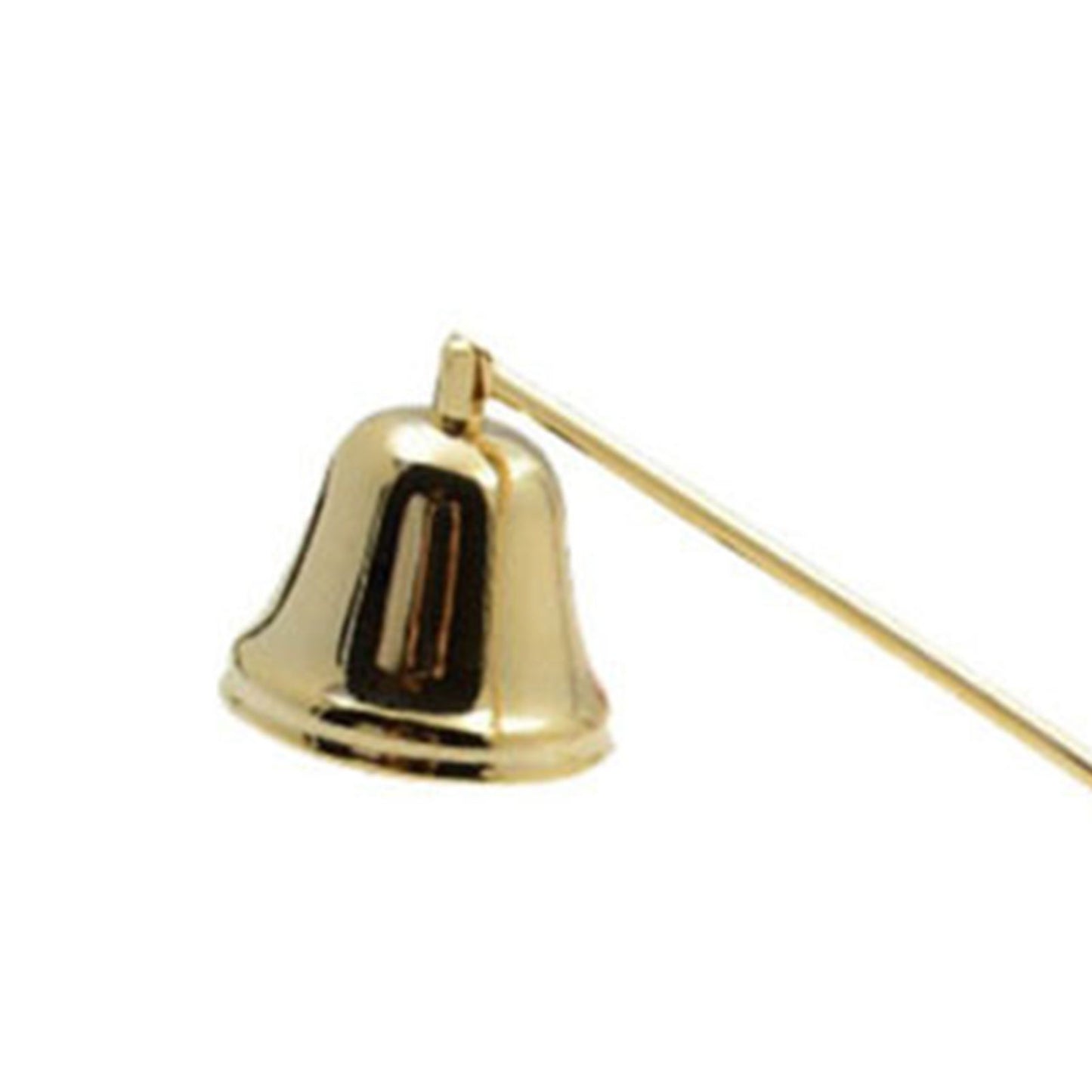 Candle Snuffer Bell Shaped Iron Electroplating Candle Extinguisher for Home Candle Tool Gold V1294-YM0512-3117220262811