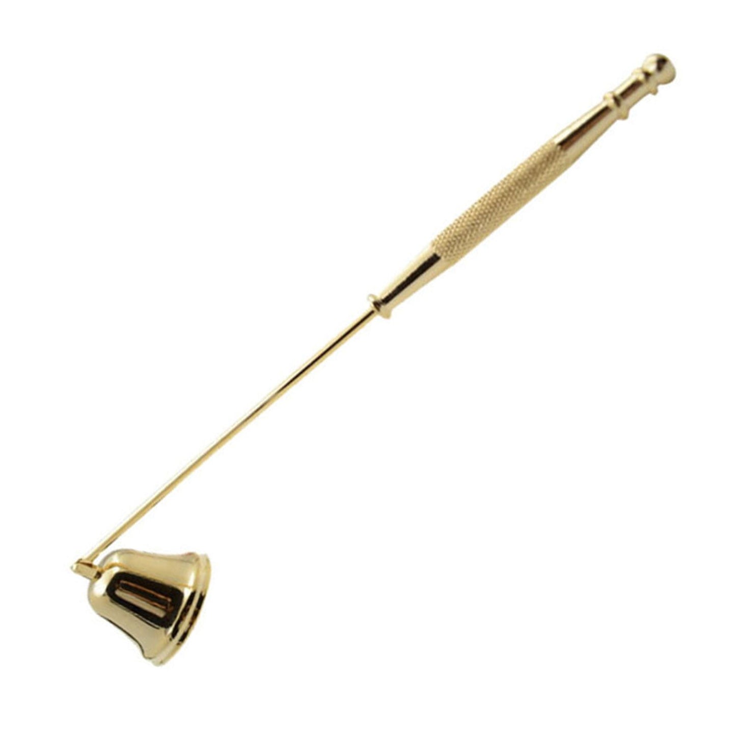 Candle Snuffer Bell Shaped Iron Electroplating Candle Extinguisher for Home Candle Tool Gold V1294-YM0512-3117220262811