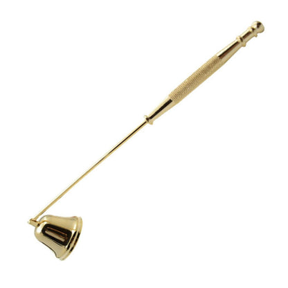 Candle Snuffer Bell Shaped Iron Electroplating Candle Extinguisher for Home Candle Tool Gold V1294-YM0512-3117220262811