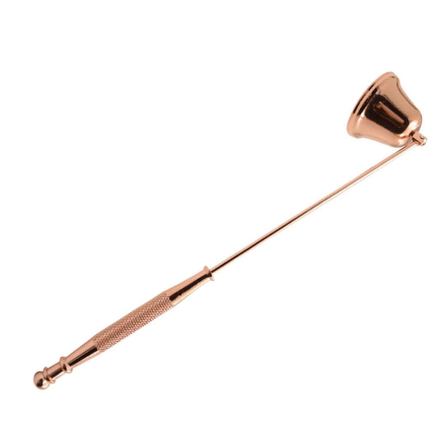 Candle Snuffer Bell Shaped Iron Electroplating Candle Extinguisher for Home Candle Tool Rose Gold V1294-YM0512-3117220262812