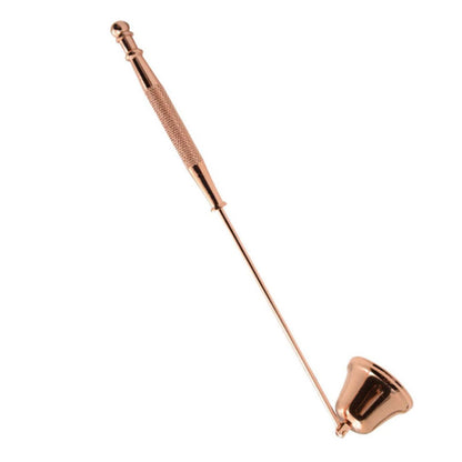 Candle Snuffer Bell Shaped Iron Electroplating Candle Extinguisher for Home Candle Tool Rose Gold V1294-YM0512-3117220262812