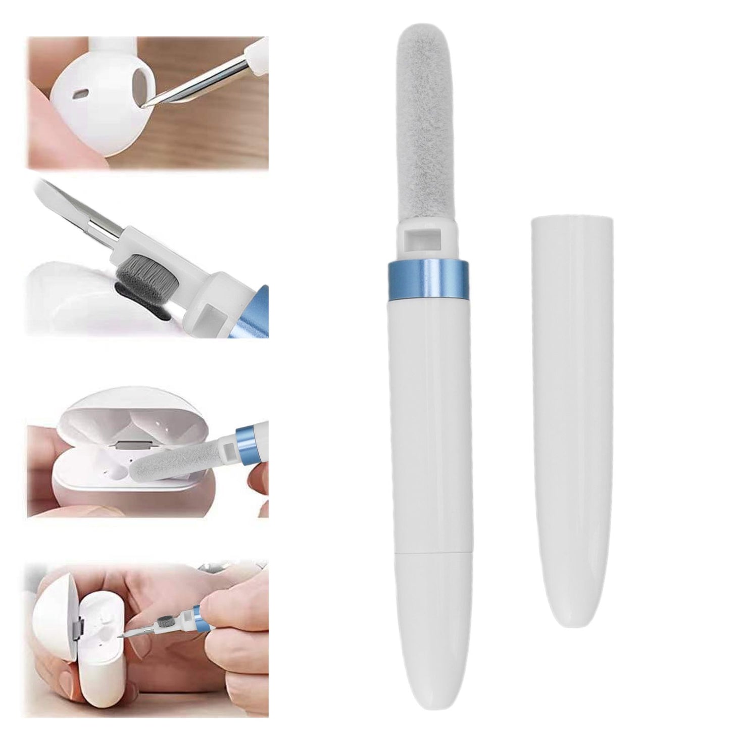 Bluetooth Earbuds Cleaning Pen Multifunction Wireless Earphones Cleaning Tool with Soft Brush for Camera V1294-YM0512-3117220264013