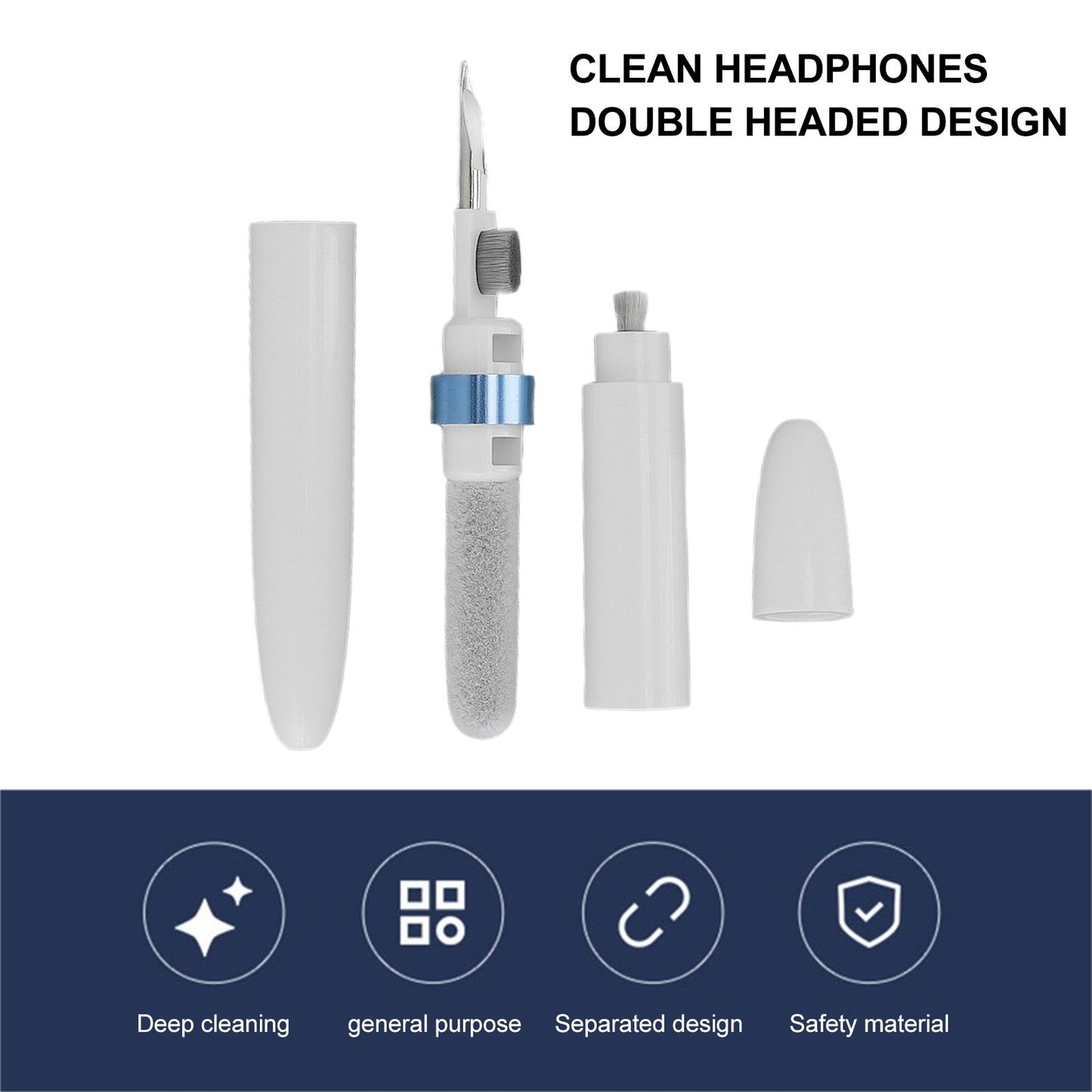 Bluetooth Earbuds Cleaning Pen Multifunction Wireless Earphones Cleaning Tool with Soft Brush for Camera V1294-YM0512-3117220264013