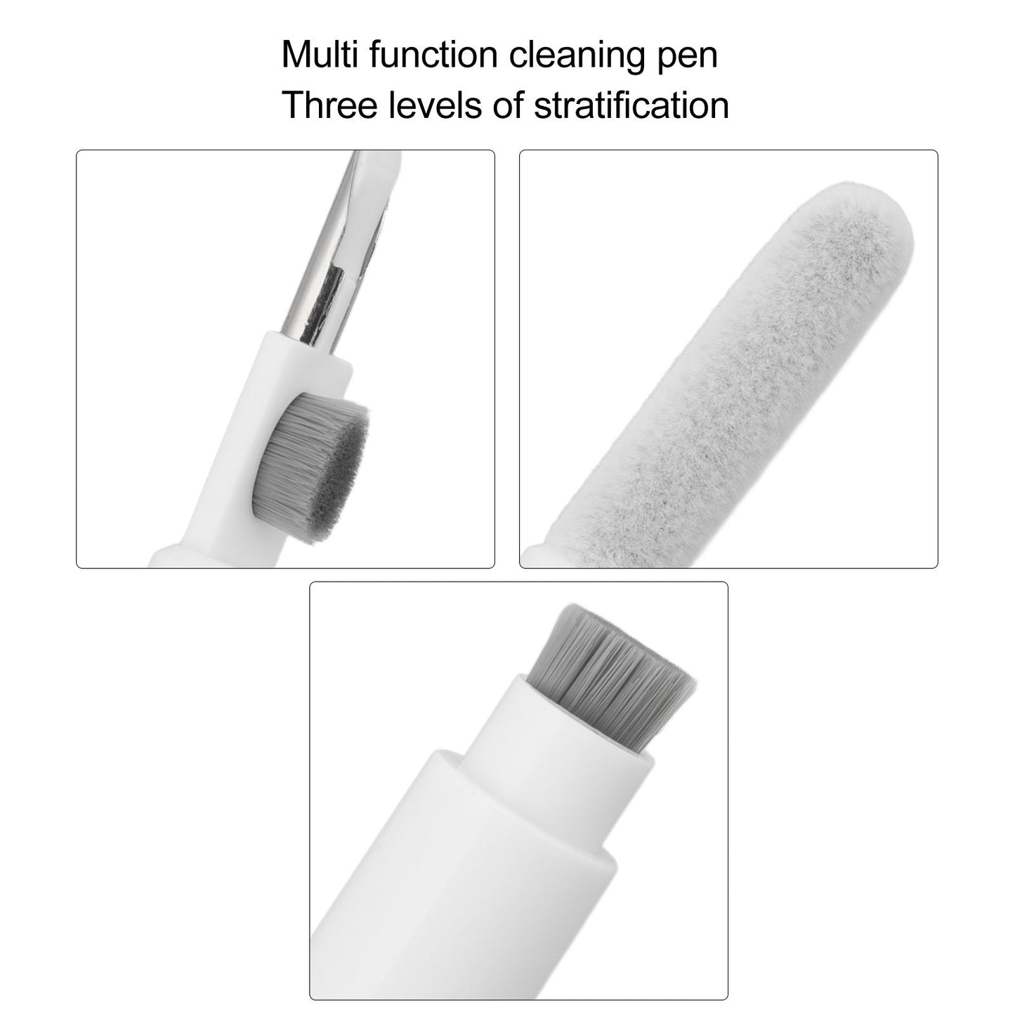 Bluetooth Earbuds Cleaning Pen Multifunction Wireless Earphones Cleaning Tool with Soft Brush for Camera V1294-YM0512-3117220264013
