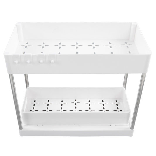 Slide Out Storage Baskets ABS Under Sink Organizer Cabinet Sliding Drawers for Kitchen Bathroom Cosmetic V1294-YM0512-3117220264212