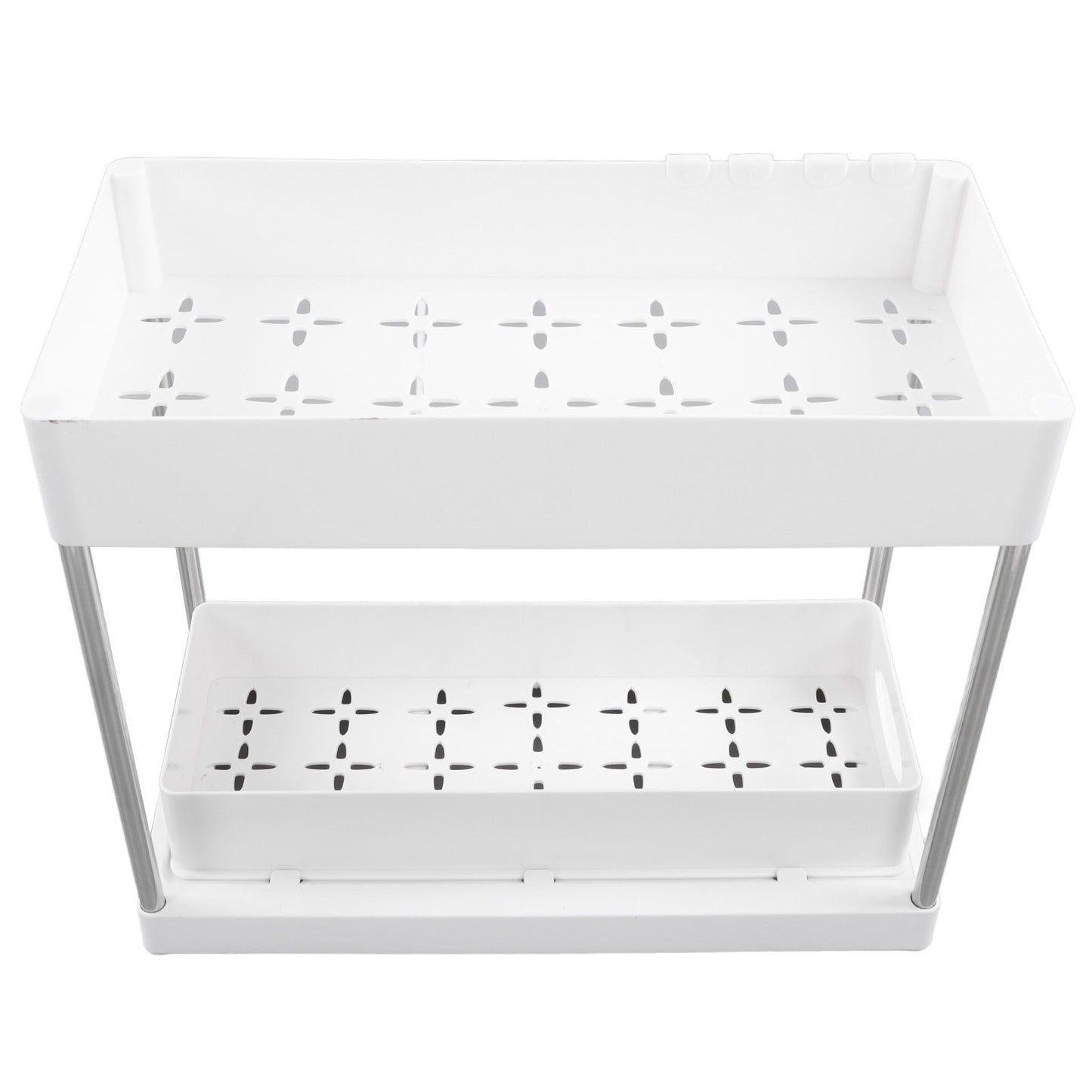 Slide Out Storage Baskets ABS Under Sink Organizer Cabinet Sliding Drawers for Kitchen Bathroom Cosmetic V1294-YM0512-3117220264212