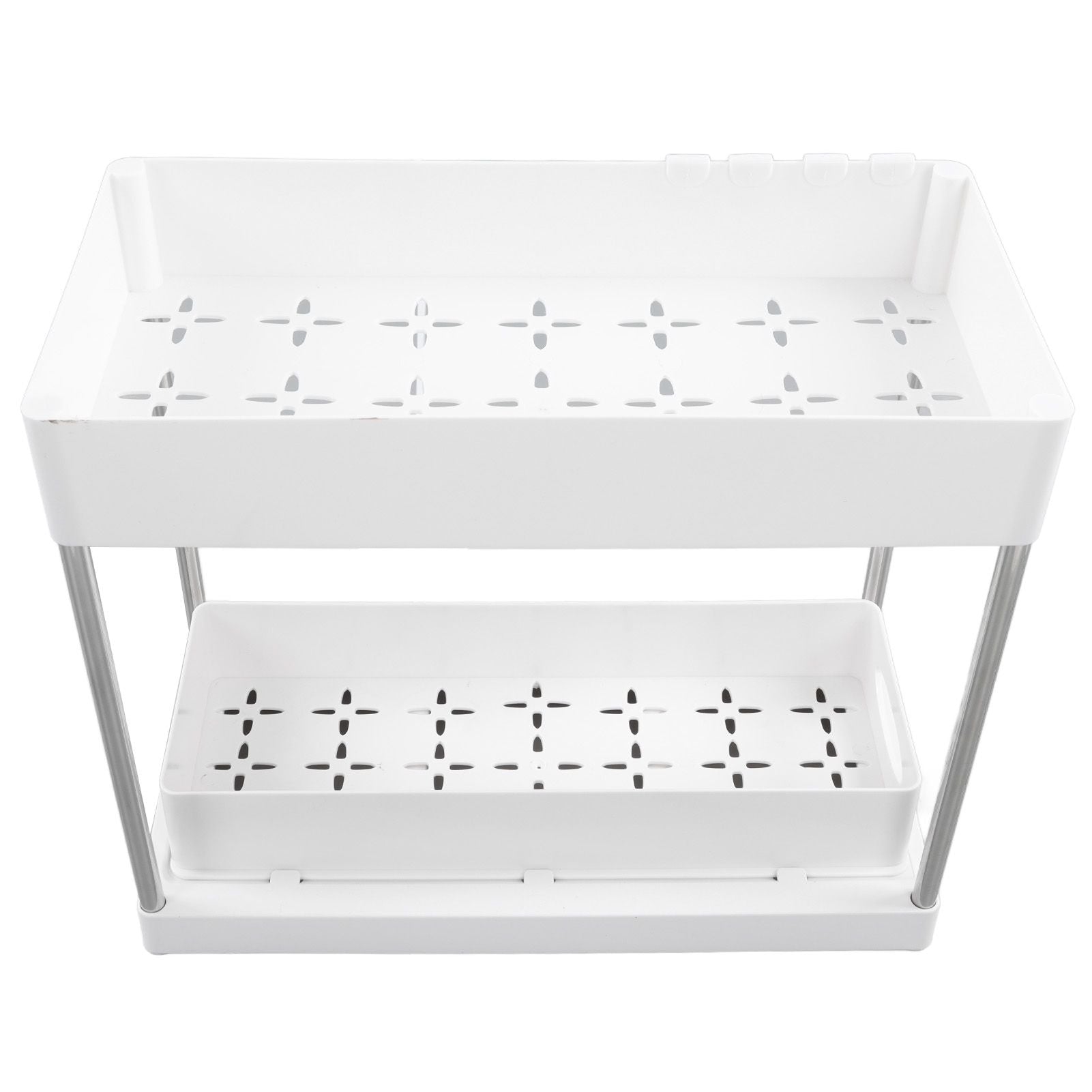 Slide Out Storage Baskets ABS Under Sink Organizer Cabinet Sliding Drawers for Kitchen Bathroom Cosmetic V1294-YM0512-3117220264212