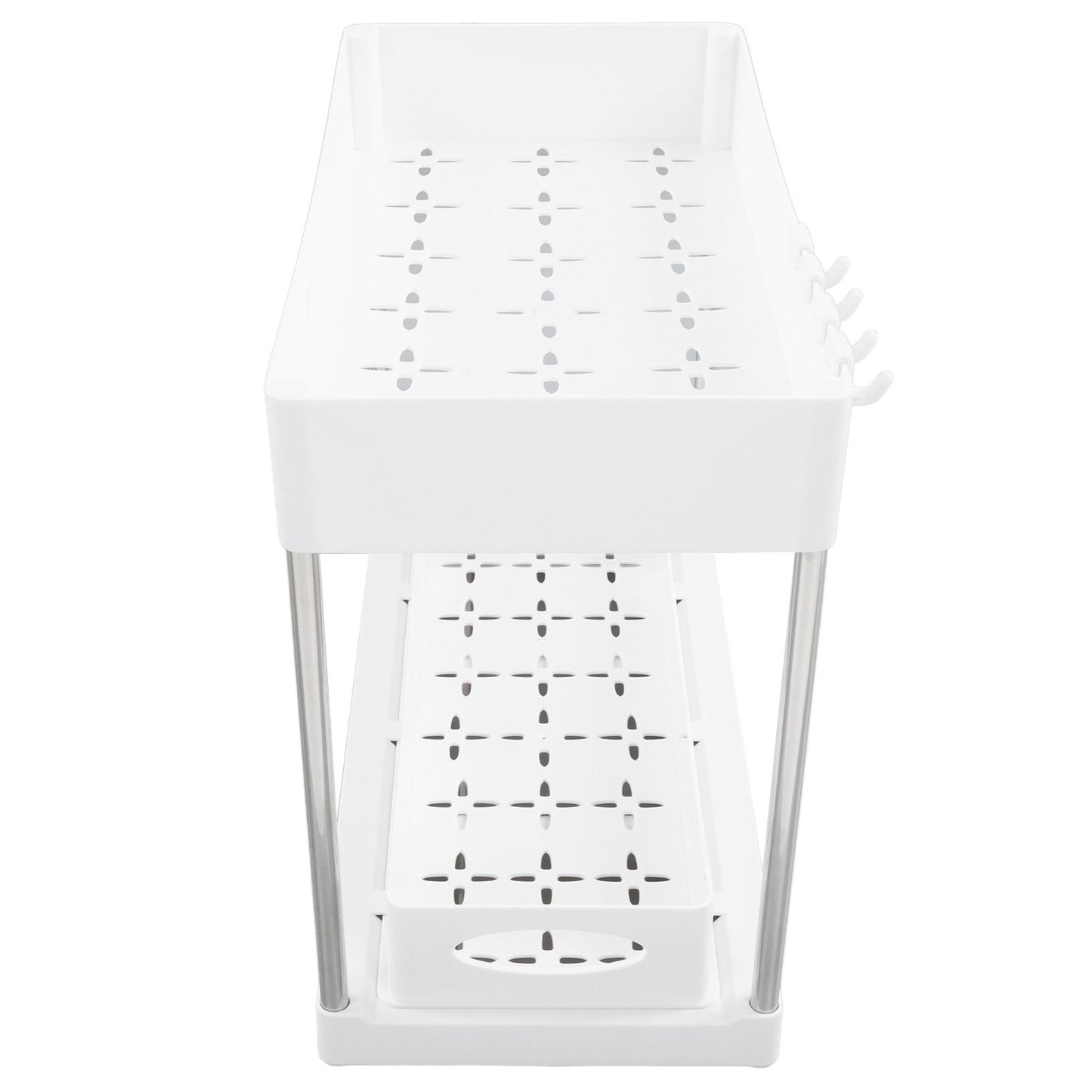 Slide Out Storage Baskets ABS Under Sink Organizer Cabinet Sliding Drawers for Kitchen Bathroom Cosmetic V1294-YM0512-3117220264212
