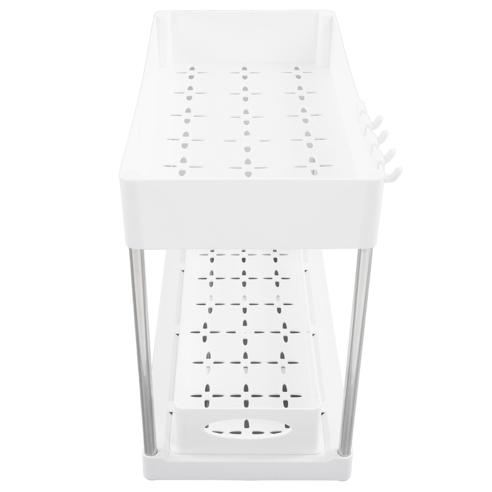 Slide Out Storage Baskets ABS Under Sink Organizer Cabinet Sliding Drawers for Kitchen Bathroom Cosmetic V1294-YM0512-3117220264212