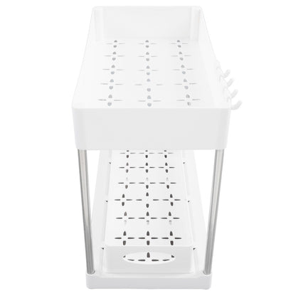 Slide Out Storage Baskets ABS Under Sink Organizer Cabinet Sliding Drawers for Kitchen Bathroom Cosmetic V1294-YM0512-3117220264212