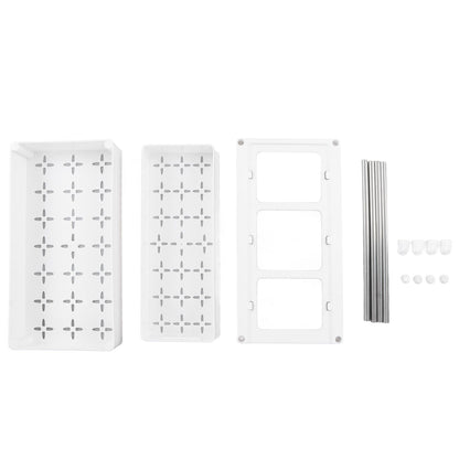 Slide Out Storage Baskets ABS Under Sink Organizer Cabinet Sliding Drawers for Kitchen Bathroom Cosmetic V1294-YM0512-3117220264212