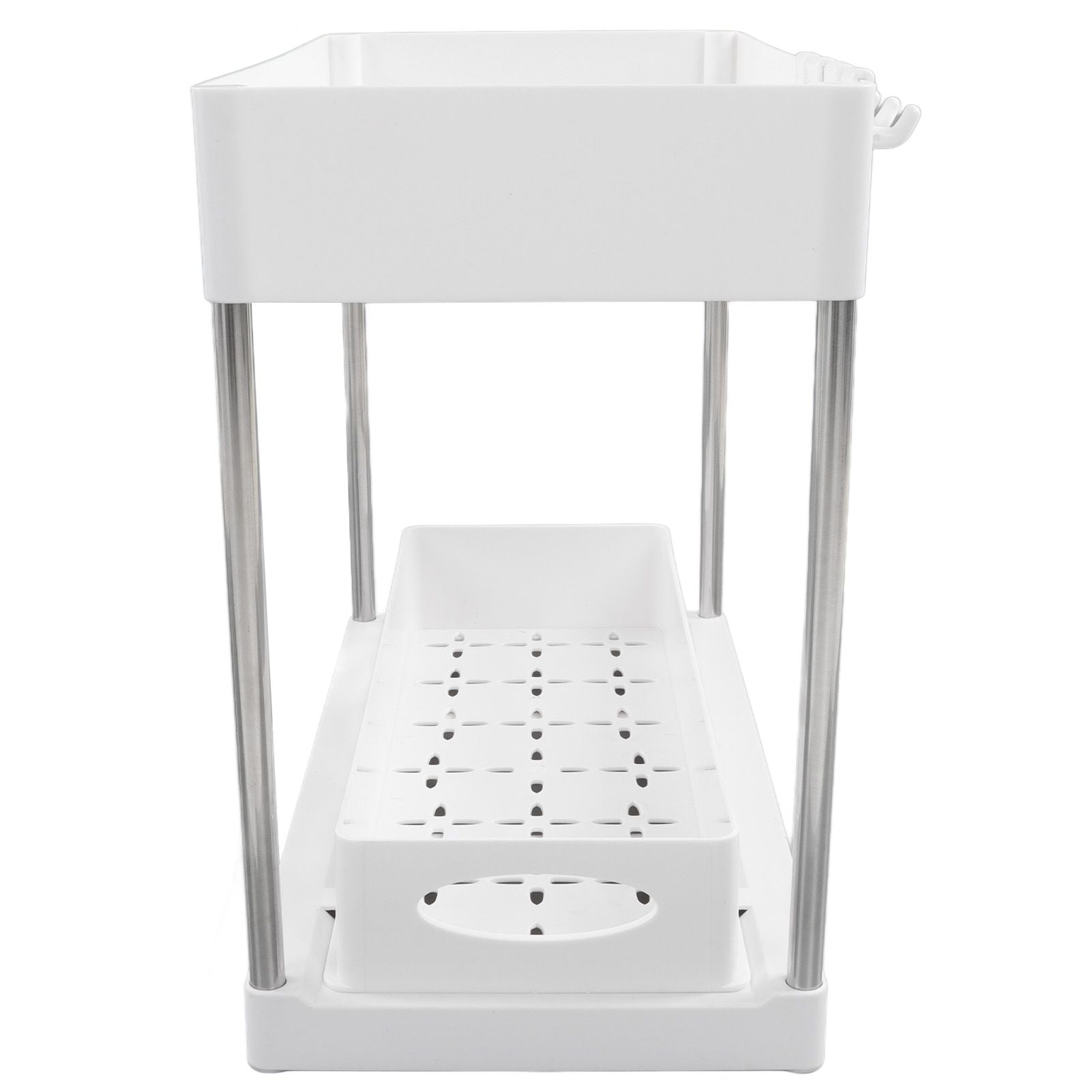 Slide Out Storage Baskets ABS Under Sink Organizer Cabinet Sliding Drawers for Kitchen Bathroom Cosmetic V1294-YM0512-3117220264212