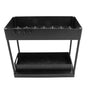 Slide Out Storage Basket Under Sink Organizer for Cabinet Sliding Drawers Countertop Pantry HIPS Black V1294-YM0512-3117220264411