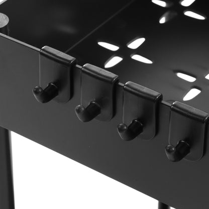 Slide Out Storage Basket Under Sink Organizer for Cabinet Sliding Drawers Countertop Pantry HIPS Black V1294-YM0512-3117220264411