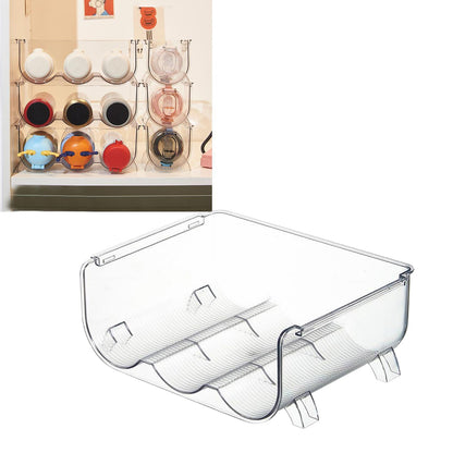Water Bottle Organizer Transparent Stackable Space Saving Water Bottle Storage Holder Rack for Vacuum Cup 3 V1294-YM0512-3117220266013