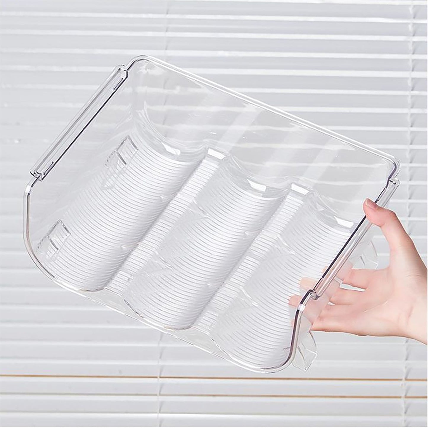 Water Bottle Organizer Transparent Stackable Space Saving Water Bottle Storage Holder Rack for Vacuum Cup 3 V1294-YM0512-3117220266013