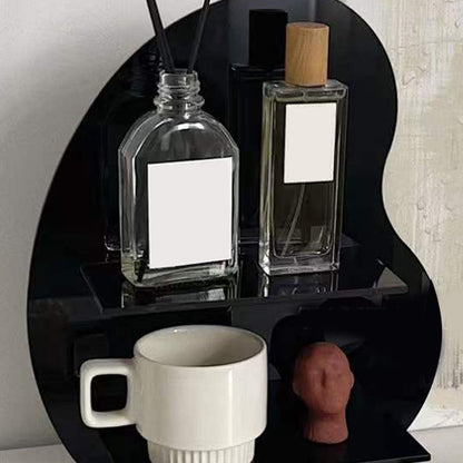 Cosmetic Storage Rack Makeup Shelf Organizer for Bathroom Bedroom Dressing Room Desk Black S V1294-YM0512-3117220266111
