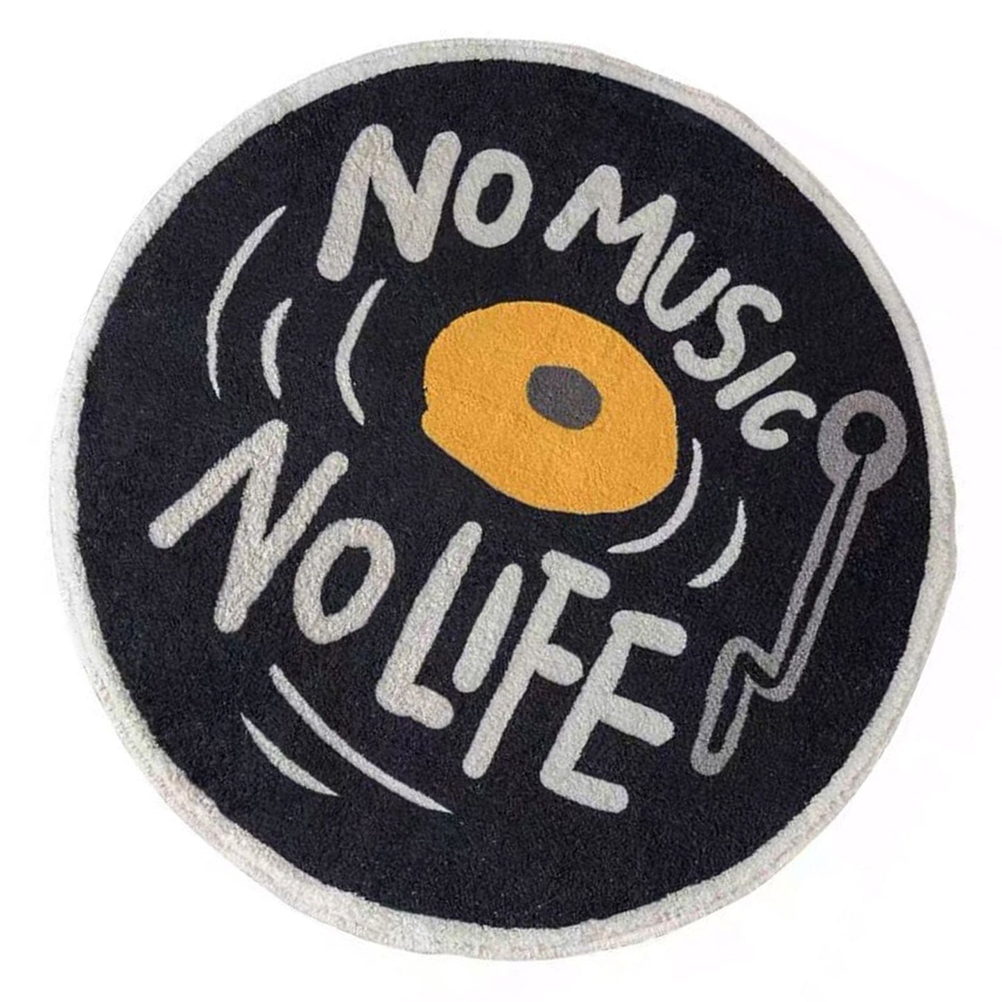 Water Absorbent Mat Retro CD Disk Design Anti Slip Thick Soft Imitation Cashmere Home Bathroom Mat Type 1 V1294-YM0512-3117220266211