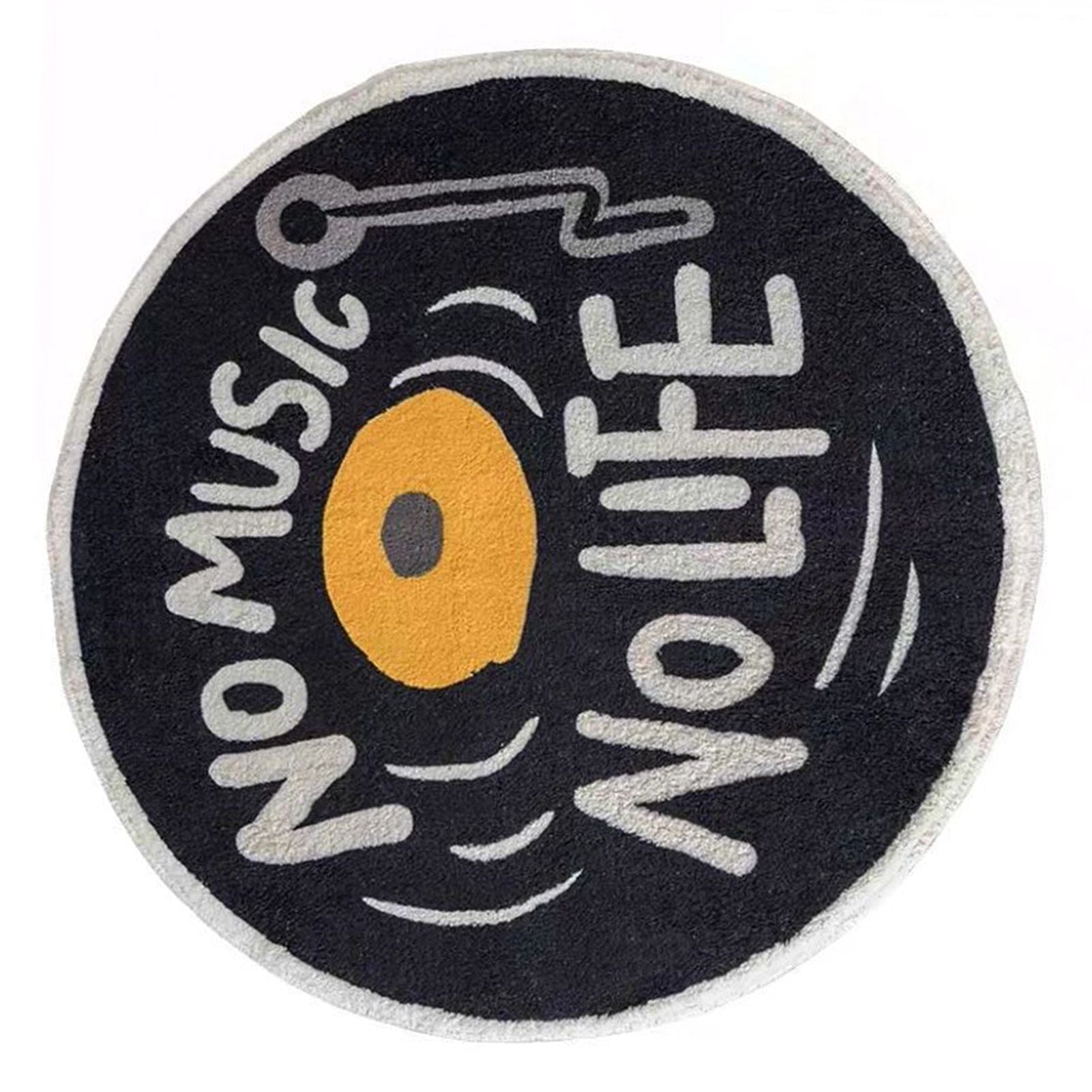Water Absorbent Mat Retro CD Disk Design Anti Slip Thick Soft Imitation Cashmere Home Bathroom Mat Type 1 V1294-YM0512-3117220266211