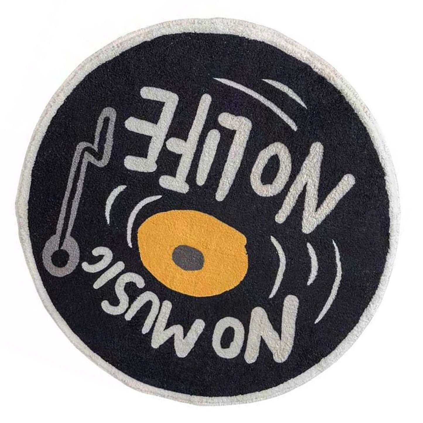 Water Absorbent Mat Retro CD Disk Design Anti Slip Thick Soft Imitation Cashmere Home Bathroom Mat Type 1 V1294-YM0512-3117220266212