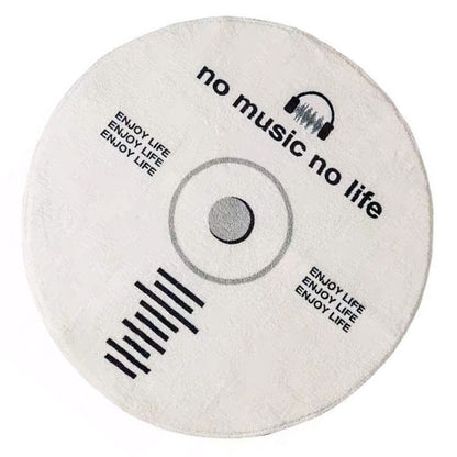 Water Absorbent Mat Retro CD Disk Design Anti Slip Thick Soft Imitation Cashmere Home Bathroom Mat Type 2 V1294-YM0512-3117220266213