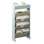 Classroom Bookshelf Multilayer with Universal Wheel Book Storage Shelving for Living Room V1294-YM0512-3117220266612