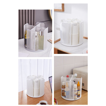 Disposable Cup Storage Organizer 4 Compartment 360 Degree Rotating Coffee Cup Dispenser for Coffee Shops V1294-YM0512-3117220267111