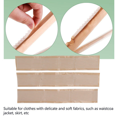 200PCS Non Slip Hanger Grip Gear Designed Self Adhesive Silicone Hanger Strip Pad for Home V1294-YM0512-3117220267411
