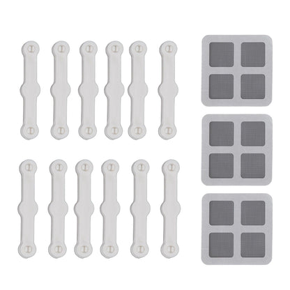 12Pcs Screen Window Clips Home Windows Mounting Buckle for Fly Screen Insect Protection V1294-YM0512-3117220268011