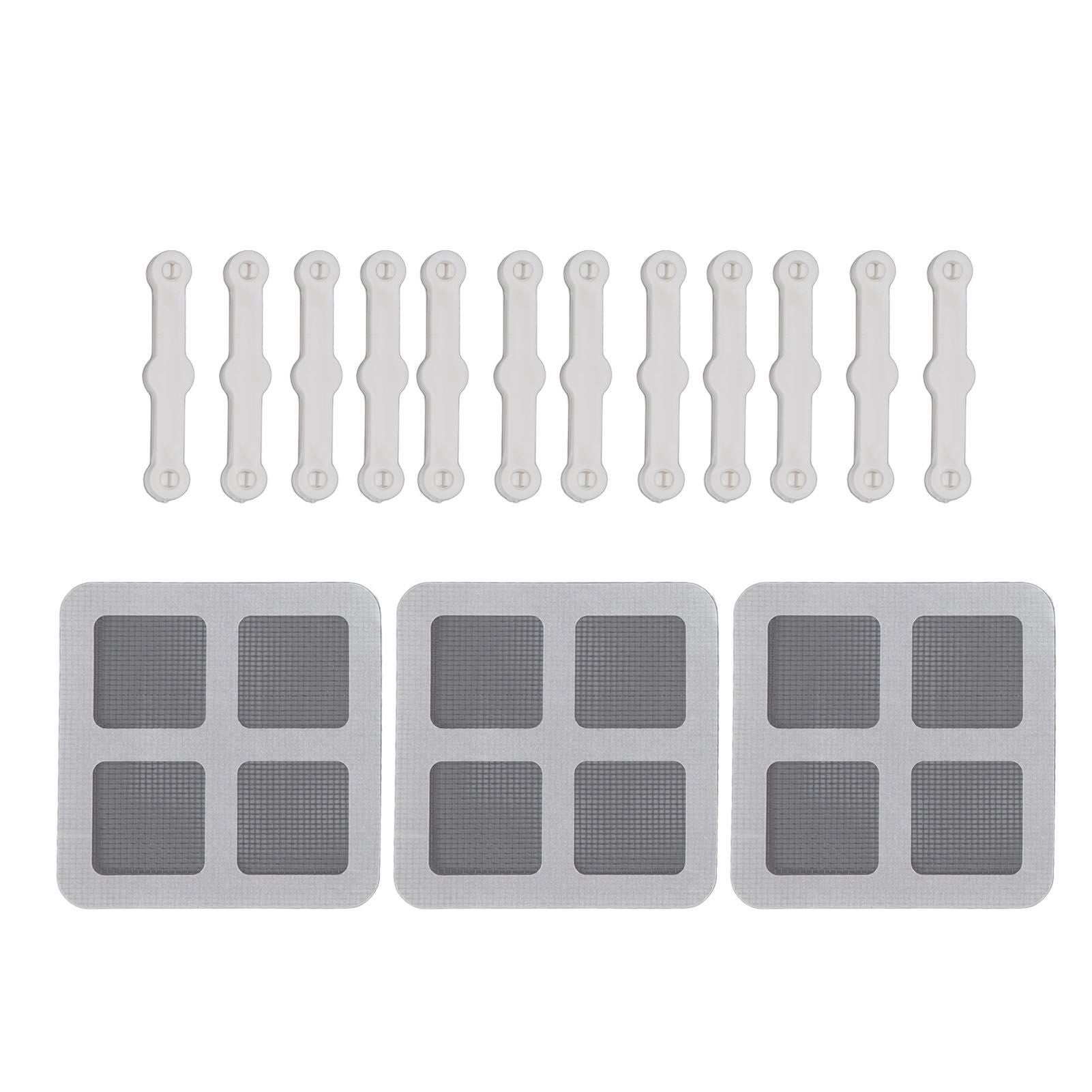 12Pcs Screen Window Clips Home Windows Mounting Buckle for Fly Screen Insect Protection V1294-YM0512-3117220268011
