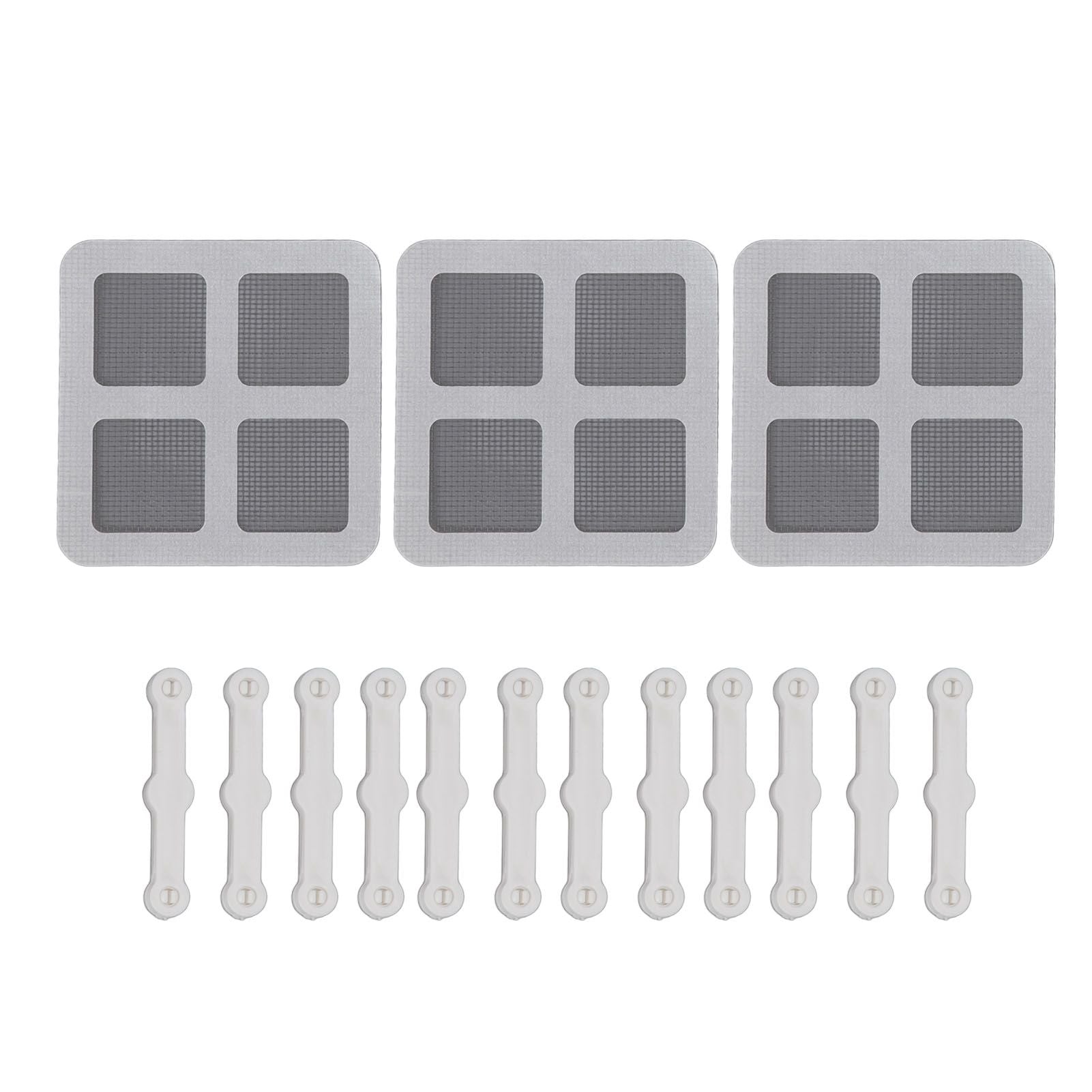 12Pcs Screen Window Clips Home Windows Mounting Buckle for Fly Screen Insect Protection V1294-YM0512-3117220268011