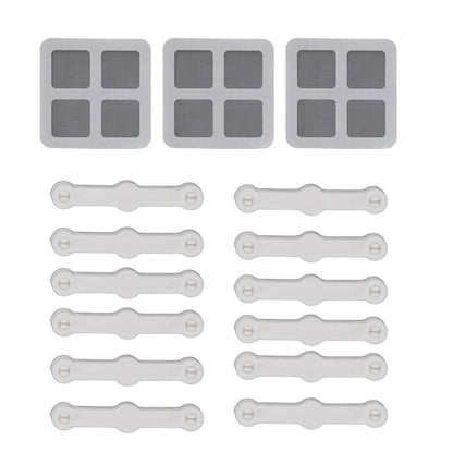 12Pcs Screen Window Clips Home Windows Mounting Buckle for Fly Screen Insect Protection V1294-YM0512-3117220268011
