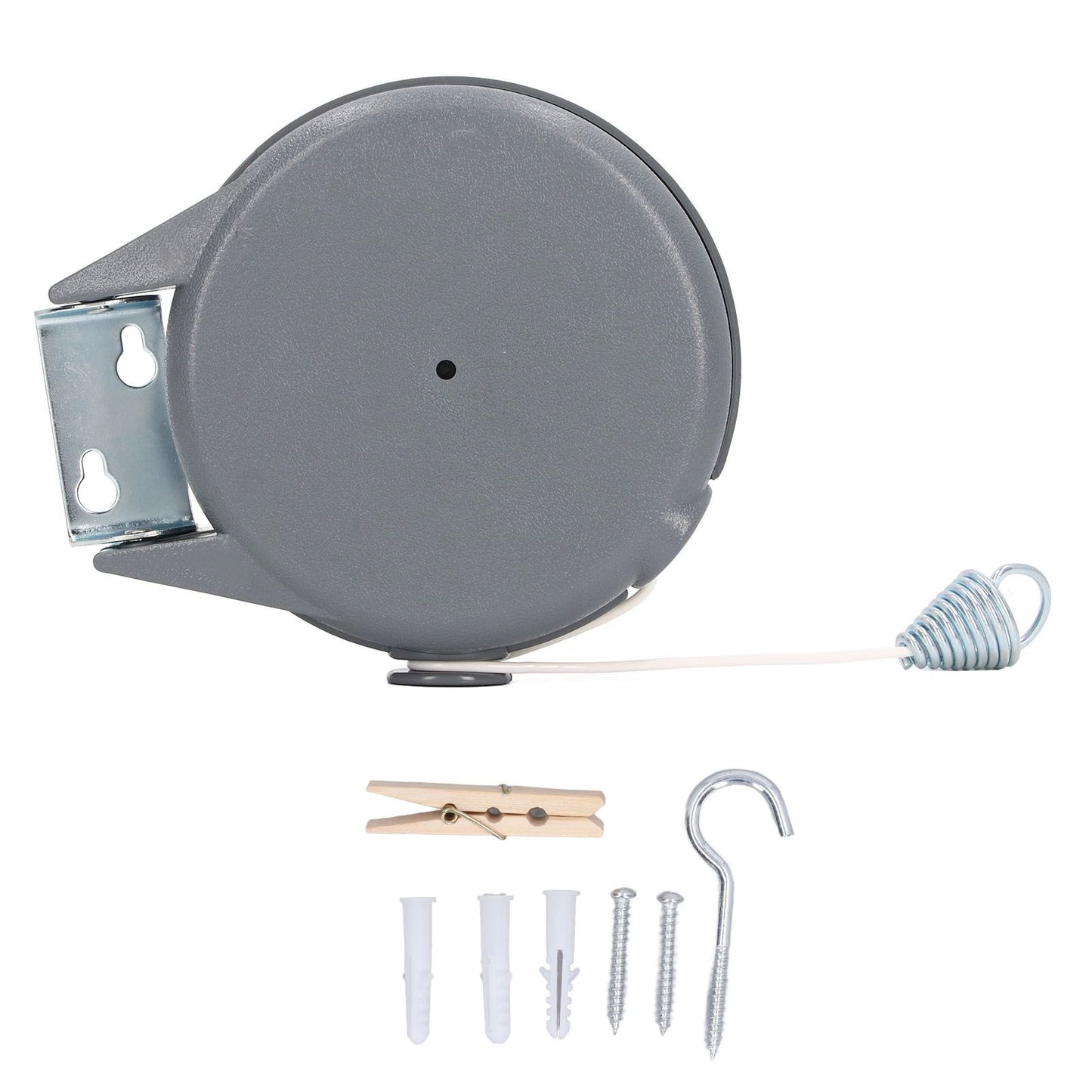 Retractable Clothesline Sturdy Durable Lightweight Clothes Drying Line for Home Indoor Outdoor V1294-YM0512-3117220268311