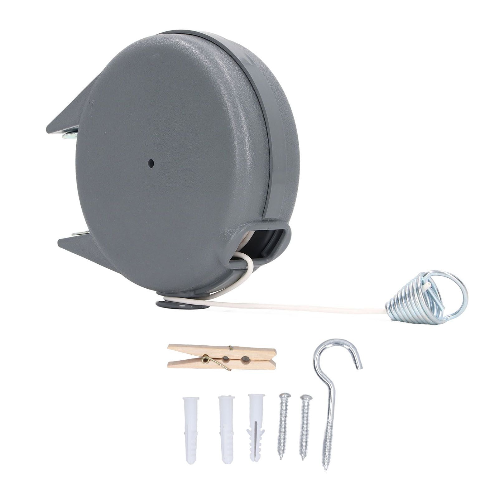 Retractable Clothesline Sturdy Durable Lightweight Clothes Drying Line for Home Indoor Outdoor V1294-YM0512-3117220268311