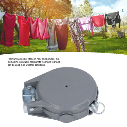 Retractable Clothesline Sturdy Durable Lightweight Clothes Drying Line for Home Indoor Outdoor V1294-YM0512-3117220268311