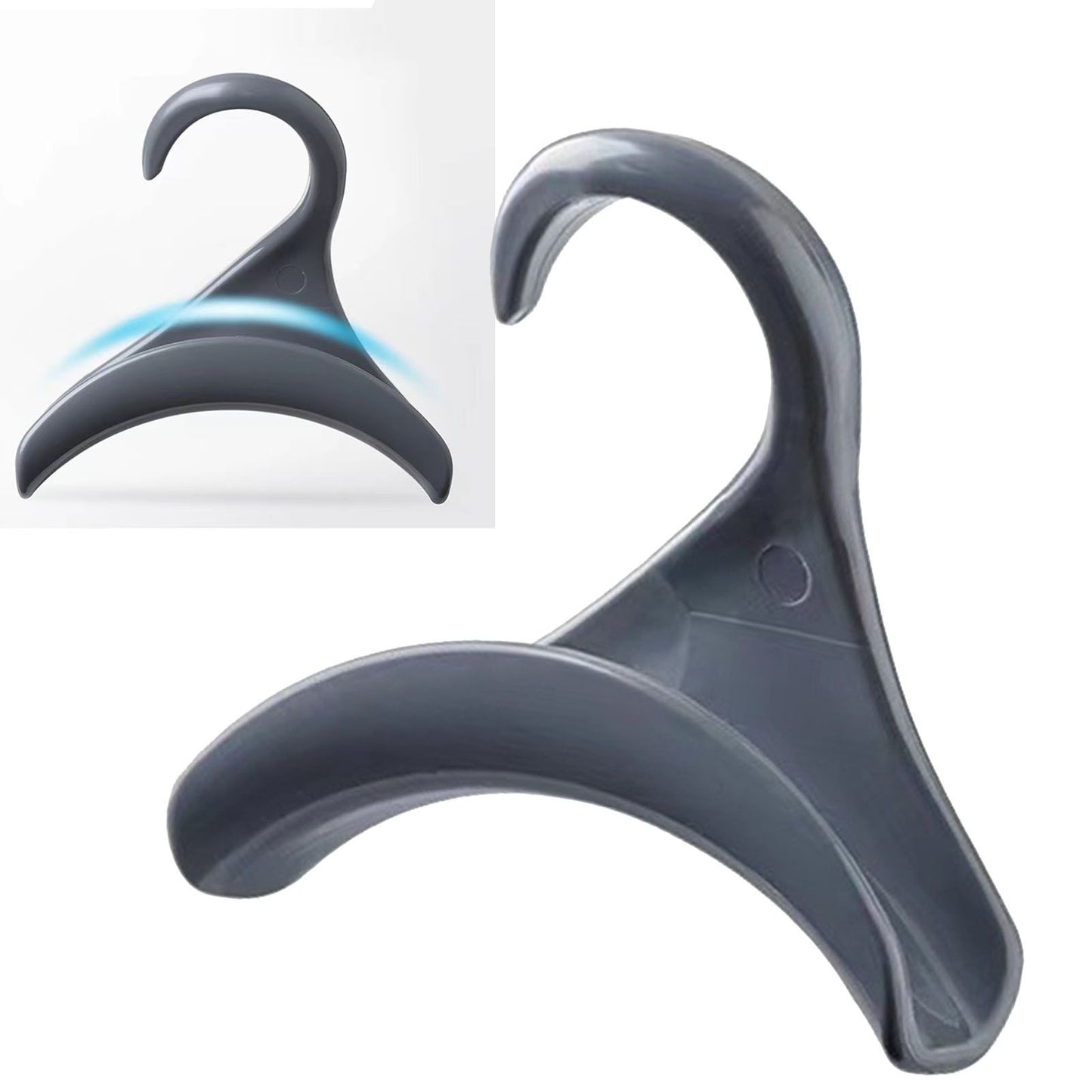 Purse Hanger Bag Arc Door Closet Hanger Hook for Satchel Coat Haversack Belt Storage Grey V1294-YM0512-3117220268412