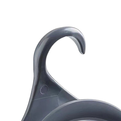 Purse Hanger Bag Arc Door Closet Hanger Hook for Satchel Coat Haversack Belt Storage Grey V1294-YM0512-3117220268412