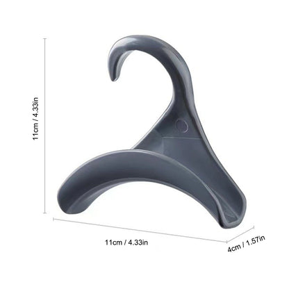 Purse Hanger Bag Arc Door Closet Hanger Hook for Satchel Coat Haversack Belt Storage Grey V1294-YM0512-3117220268412