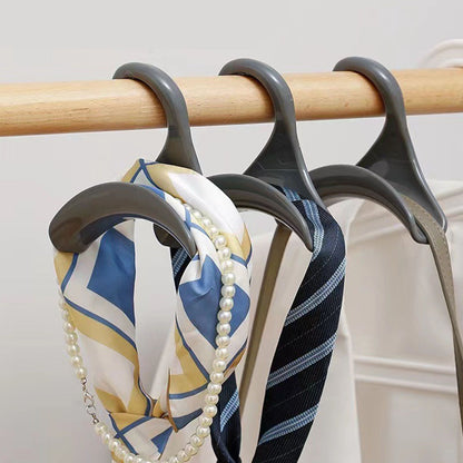 Purse Hanger Bag Arc Door Closet Hanger Hook for Satchel Coat Haversack Belt Storage Grey V1294-YM0512-3117220268412